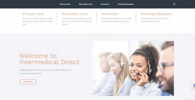 Intermedical (UK) Ltd announces the re-launch of the Intermedical Direct Website